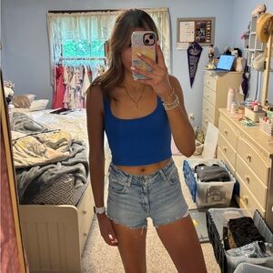 American Eagle High Rise Jean Shorts – Size 4